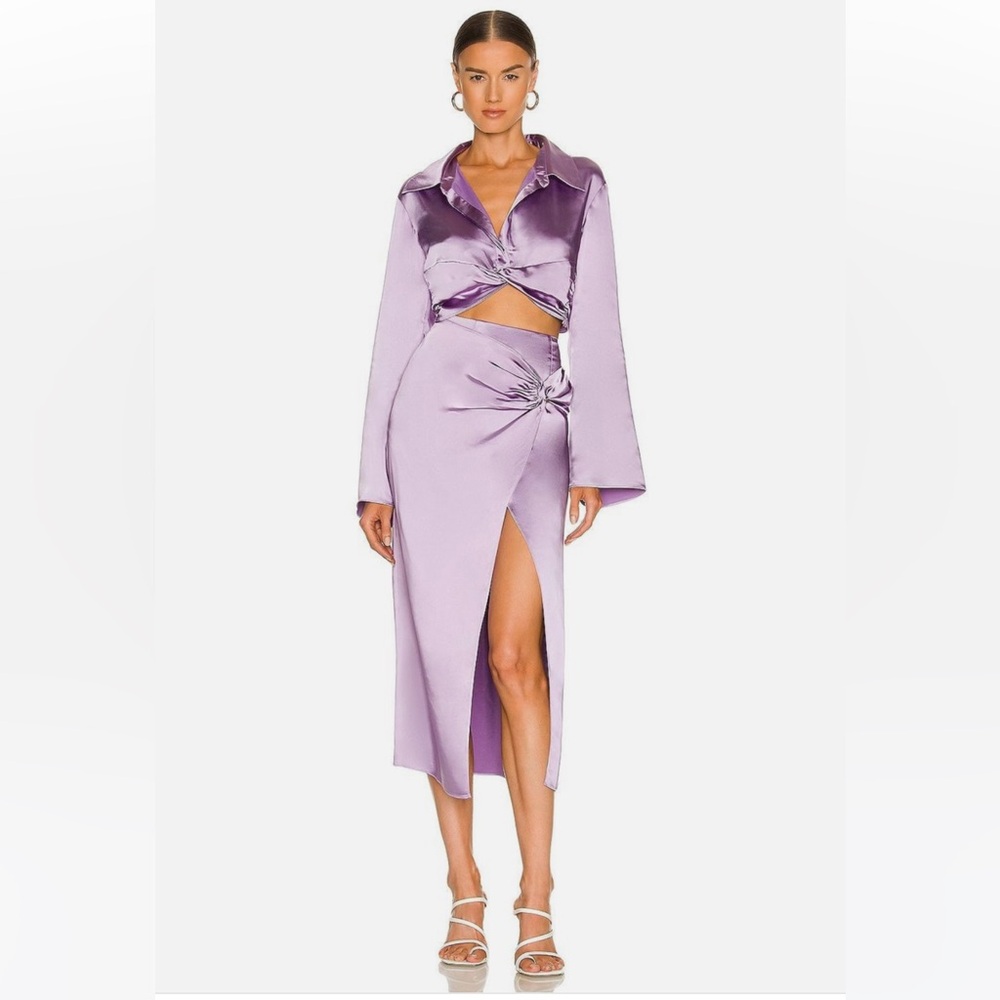 L'Academie Armina Skirt and Franca Top set Purple Small